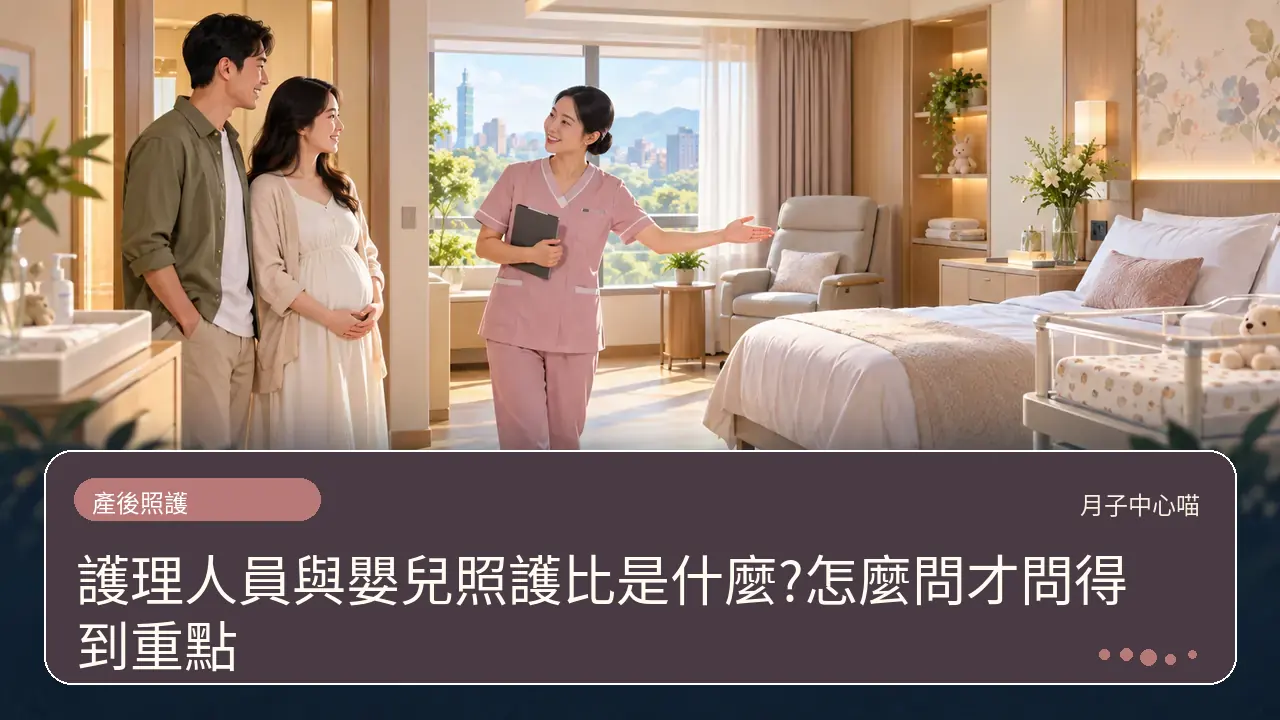 護理人員與嬰兒照護比是什麼?怎麼問才問得到重點主題插畫